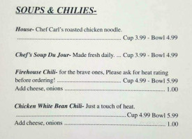 Chef Carl's Roadhouse menu