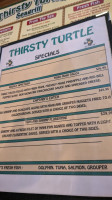 Thirsty Turtle Seagrill menu