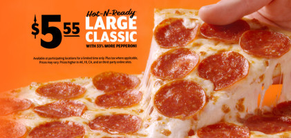 Little Caesars Pizza inside