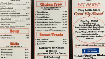 Wellsville General Store And Grill menu
