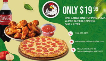 Tasty Chicken 5 Dollar Pizza food