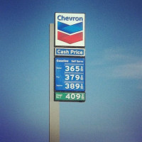 Chevron outside