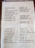 Punjabi Junction menu