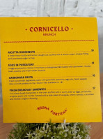 Cornicello menu