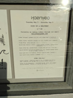 Haenyeo menu