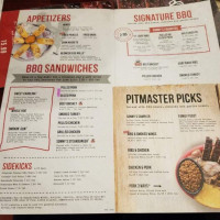 Sonny's Real Pit -b-q menu