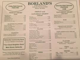 Borlands menu