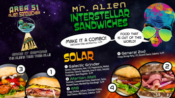 Alien Cafe food