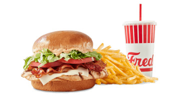 Freddy's Frozen Custard Steakburgers food