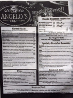 Angelo's Deli menu