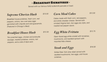Breakfast House Coffee Bar Restaurant menu