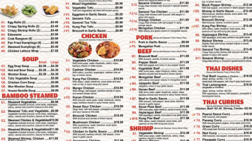 Fortune Star Chinese Thai Cuisine menu