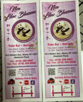 Lilac Blossom menu