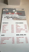 Nw Drip Coffee menu