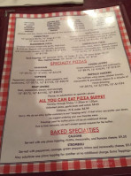 Mike's Pizza And Pasta menu
