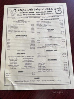 Phifer's Hot Wings & Bar B Q menu