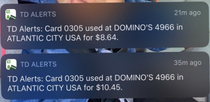 Domino's Pizza food