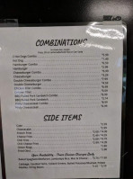Rosa's Kitchen menu