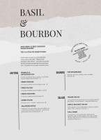 Basil Bourbon menu