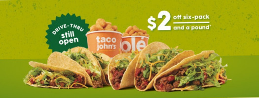 Taco John's food