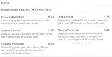 Red Caboose Italian menu