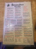 Seward's Folly Grill menu