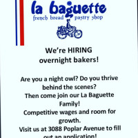 La Baguette French Bread And Pastry Shop outside