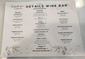 Details Wine menu