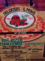 Tailgaters And Il Primo Pizza Wings menu