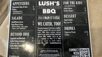 Lush’s Tennessee Bbq menu