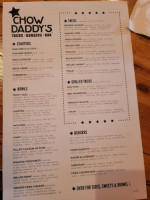 Chow Daddy's menu