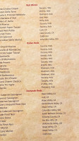 Marcella's Italian Cuisine menu