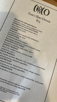Circo Italian Kitchen menu