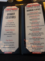 Snappers Grill Comedy Club menu