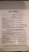 The Spot menu