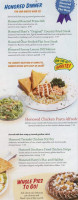 Shari's Cafe Pies menu