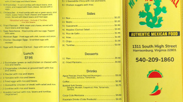 Mi Pueblito Grill 2 menu