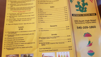 Mi Pueblito Grill 2 menu