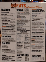 Hooters menu