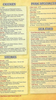 Blue Agave Mexican Grill Barling menu