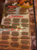 Santa Fe Restaurant Bar menu