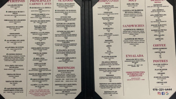 El Criollo menu