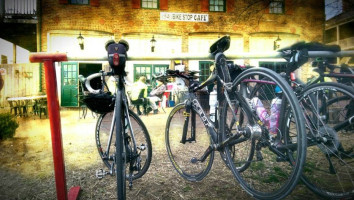 Bike Stop Cafe outside