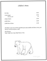 Bear Claw Grill menu