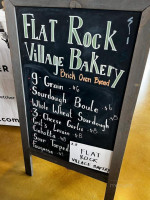 Flat Rock Village Bakery menu