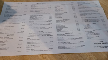 The Crispy Biscuit menu