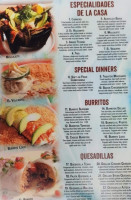 Mexico Viejo menu