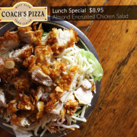 Coach's Pizza food