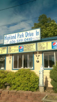 Highland Park Drive In food