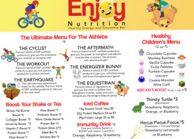 Herbalife Enjoy Nutrition menu